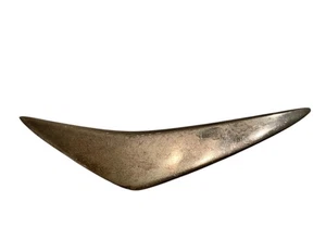 Hans Hansen Denmark #113 Sterling Silver MCM Modernist Boomerang Pin Brooch - Picture 1 of 3