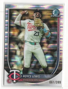 2025 Bowman Chrome #97 Royce Lewis Pulsar Refractor /399 - Picture 1 of 2