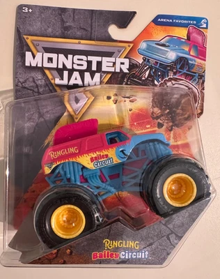 NIB Monster Jam 1:64 Scale Truck - Series 44 Ringling Bailey Circuit Diecast Toy - Image 1 of 2