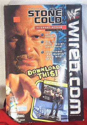 Jakks Pacific Titan Sports WWF Stone Cold Steve Austin Internet Active Figure - Image 1 of 4