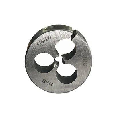 1/4"-20 X 1-1/2" OD HIGH SPEED ROUND ADJUSTABLE SPLIT DIE - Image 1 of 4