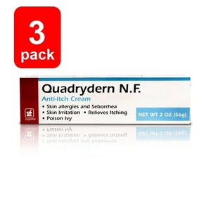 (3er PACK) QUADRYDERN N.F CREME HAUTALLERGIEN UND REIZUNGEN 2 OZ ANTI JUCKREIZ 08/27 - Bild 1 von 4
