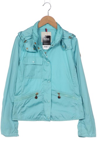 Moncler giacca donna giacca anorak jacket cappotto corto taglia M turchese #psw8la4