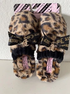 Zapatillas sin cordones Juicy Couture KAWAKI imitación piel de leopardo encanto para mujer talla L 8/9 - Imagen 1 de 14