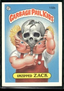 1986 Topps Garbage Pail Kids Series 4 #132b Unzipped Zack 1 Star Back * NM - Bild 1 von 2
