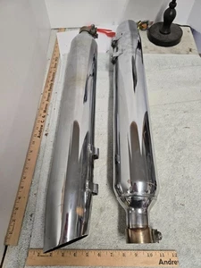 juego de tubos de escape harley davidson, touring, usados, 65547-98 y 65546-98 - Imagen 1 de 8