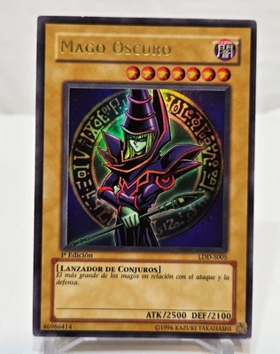 SPANISH Dark Magician LDD-S005 LOB Ultra Rare 1st Edition Yugioh 7940 - Image 1 of 4