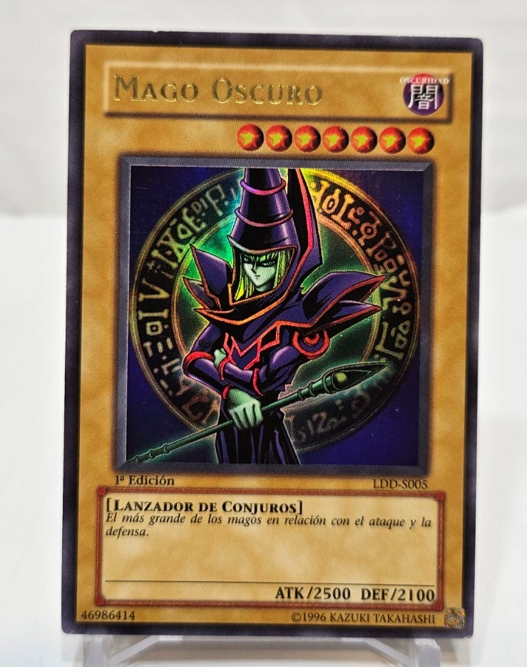 SPANISH Dark Magician LDD-S005 LOB Ultra Rare 1st Edition Yugioh 7940 - Image 1 of 4