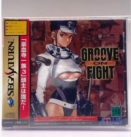 Groove on Fight Gouketsuji Ichizoku 3 SS Sega Saturn Japan Import Obi