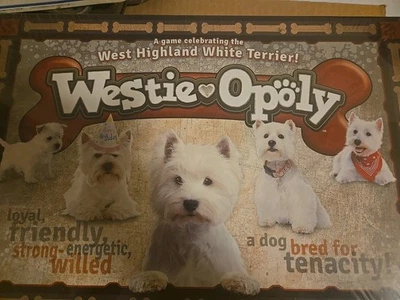 Nuevo juego de mesa West Highland White Terrier Westie Opoly sellado Foto 1 de 2