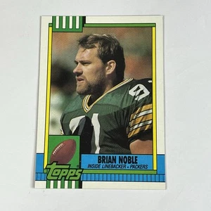 1990 TOPPS FOOTBALL Card #151 Brian Noble Green Bay Packers - Picture 1 of 2