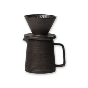 Stoneware Handmade Pour Over Coffee Maker Set, Ceramic Coffee Brewer Hand Dri... - Picture 1 of 9