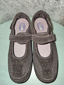 Orthofeet Sanibel 893 Mary Jane Strap Ergonomic Shoes Women's  9 M Black NICE - Picture 1 of 12
