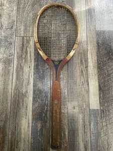 "Raqueta de tenis de madera Wright & Ditson 1922 Copa Davis 27"" antigua de colección" - Imagen 1 de 10