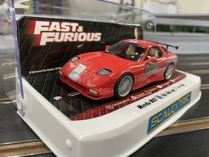 1/32 SCALETRIC C4592 Mazda RX7 - Dom Toretto Fast & Furious Slot Car 459202 - Picture 1 of 6
