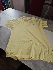 Herren Poloshirt Lacoste Gr. 48 gelb 100% Baumwolle - Bild 1 von 3