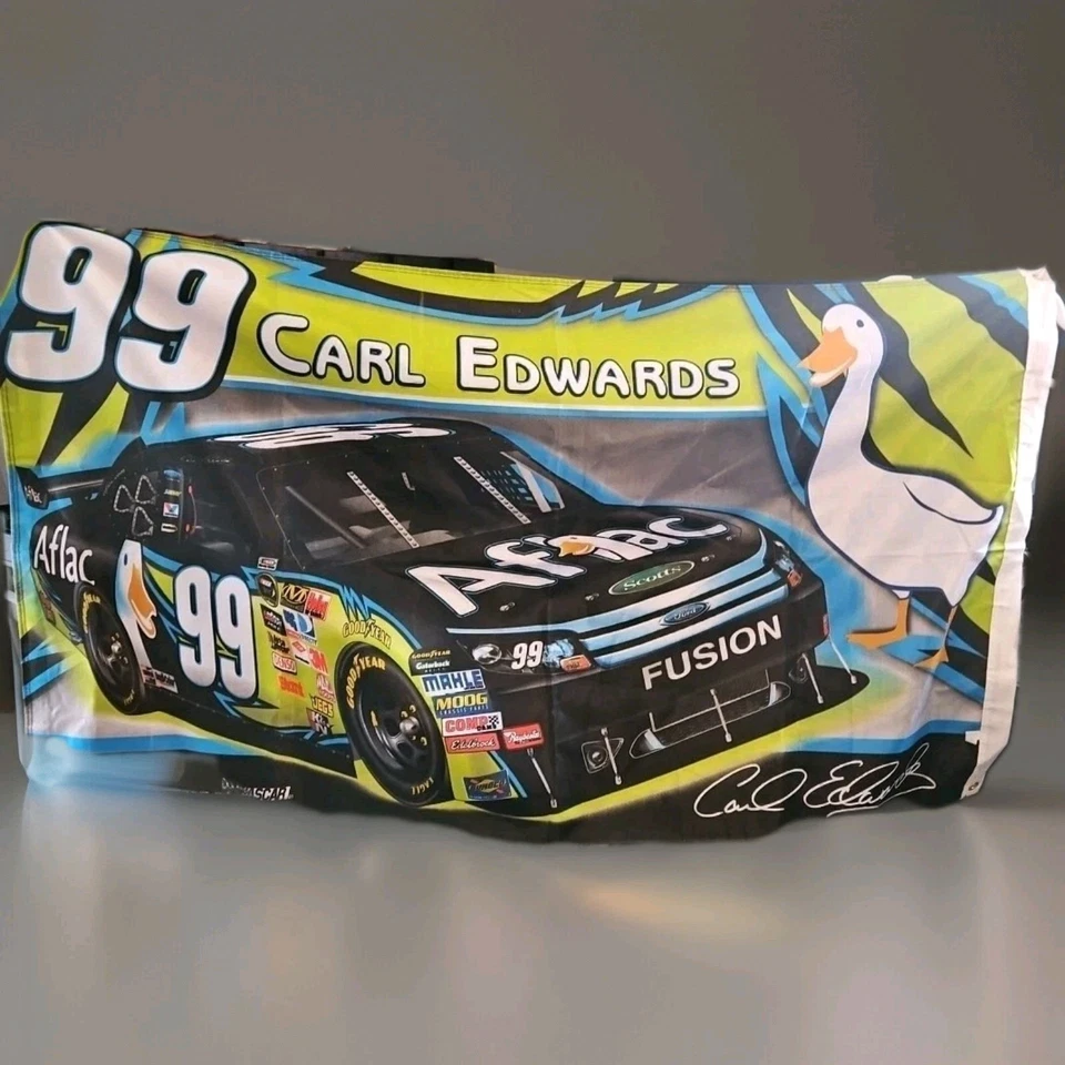 Nascar Carl Edwards Roush Fenway Racing Banner 3’x5’ Double Sided #99 - Image 1 of 4