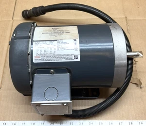 Baldor EM3715T-5 2HP 3PH Electric Motor 1755RPM TEFC Frame 182T Phoenix Sales - Picture 1 of 9