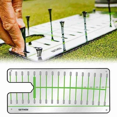 MARKENLOS Golf Putting Eyeline Alignment Mirror Trainingshilfe Putter Schwung Trainer