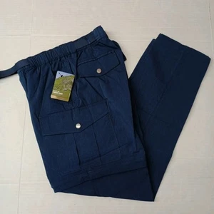 Ozark Trail Zip Off Convertible Cargo Pants Men's Size 36x30 Blue Cove Stretch - Picture 1 of 12
