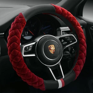 Universal Car Steering Wheel Cover Fluffy Winter Plush Steering Wheel Cover (... - Picture 1 of 6