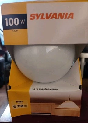 Sylvania NIP 100W 1 G40 Bulb For Indoor Interior 2500 Hours - Image 1 of 4