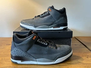 Brand New 2023 Nike Air Jordan Retro 3 Fear Size 15 Orange Black Grey CT8532-080 - Picture 1 of 6