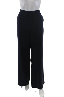 Drew Womens High Rise Wide Leg Bently Dress Pants Navy Blue Size Medium - Image 1 of 4