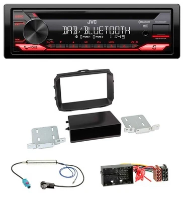 JVC CD DAB USB Bluetooth MP3 Autoradio für Alfa Romeo Giulietta 940 Facelift ab - Bild 1 von 4