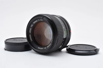 Lente estándar Canon 50 mm f/1,2 nueva FD NFD MF CLA'd JAPÓN Foto 1 de 4