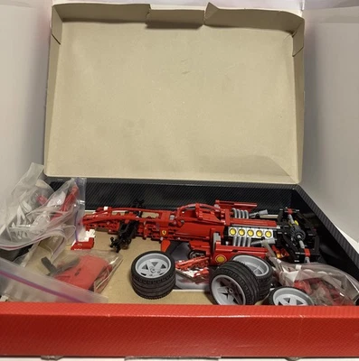 LEGO Technic #8386 Red Ferrari F1  Racer/Incomplete/Read - Image 1 of 4
