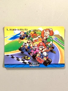 Grand Prix - 1 - Super Mario Kart - Tarjeta Nintendo Banpresto De Colección Japonesa - Imagen 1 de 2