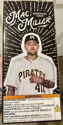 MAC MILLER BOBBLEHEAD PITTSBURGH PIRATES STADIUM GIVEAWAY 7/19/25 - NEW IN BOX - Image 1 of 3