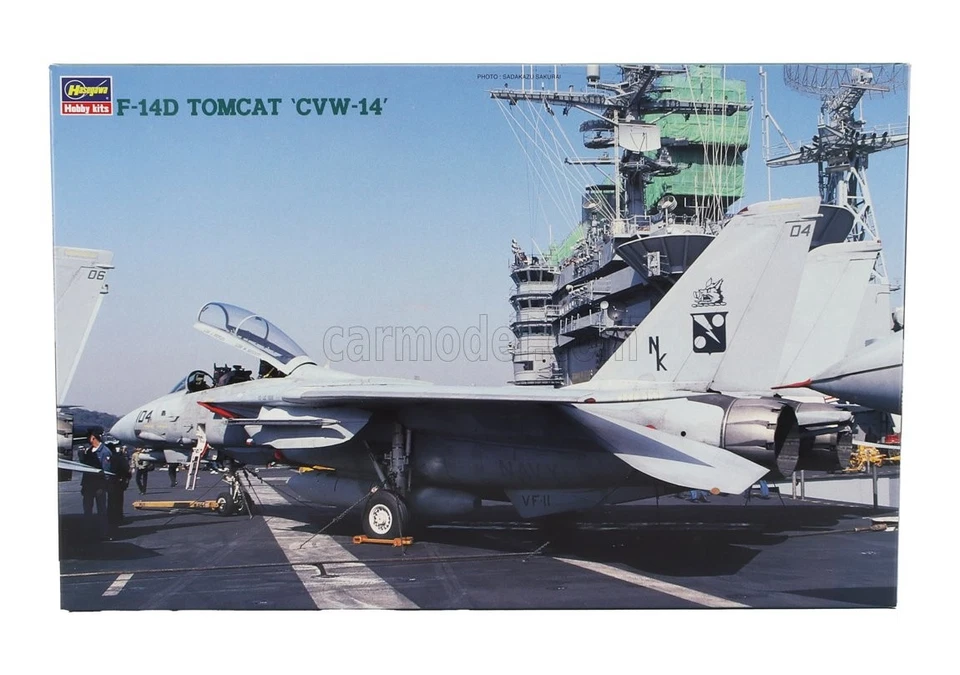 1/48 HASEGAWA - GRUMMAN - F-14D TOMCAT CVW-14 MILITARY AIRPLANE 1974 SPT12-07212 - Immagine 1 di 1