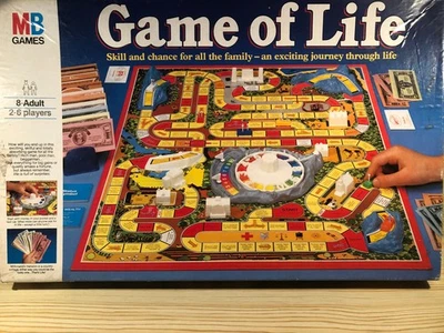 Game Of Life Board Game Vintage 1984 MB Games Complete Excellent Family Xmas - Image 1 of 4