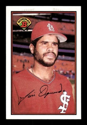 1989 Bowman Baseball  438 Jose Oquendo EXMT to NM BXCP16 - Image 1 of 2