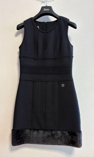 Abito Chanel linea sportiva lana 36 colore navy