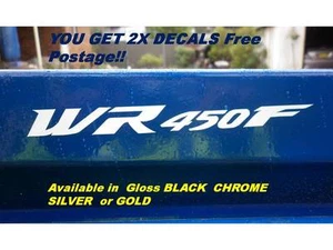 WR450F/250F FENDERS STICKERS - Picture 1 of 2