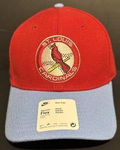 Nuevo Nike St Louis Cardinals MLB Rise Gorra Bebé Azul y Rojo L/XL Gorra Ajustada - Imagen 1 de 3