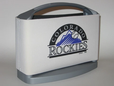 Colorado Rockies Cool Six Team Logo 6 Pack Can Cooler with Freezer Pack FREE S&H Cover