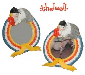 Espejo roseta ecuestre Thelwell o marco de fotos - Imagen 1 de 5