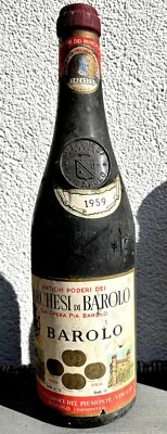 1959 Marchesi di Barolo 'Barolo' DOCG  Piemont Italien (2) - Bild 1 von 4