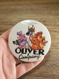 Vintage Disney Oliver & Company Promotional Pin - Picture 1 of 2