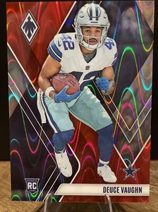 Deuce Vaughn 2023 Panini Phoenix #134 Rookie Seismic Red /199 - Picture 1 of 3