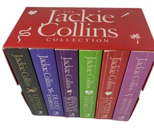 The Jackie Collin’s Collection Mystery Hollywood Lovers 6 Novels In Case - Picture 1 of 8
