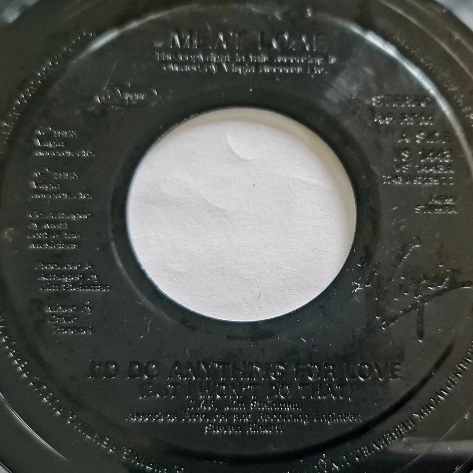 Meatloaf - I'd Do Anything For Love / Back Into Hell - 1993 Black Jukebox 7" - Image 1 of 2