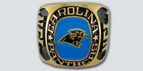 Carolina Panthers Ring Paperweight by Balfour Cover