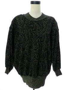 Vintage Oversize gepolsterte Schulter Pullover On the Rocks Large 11 12 - Bild 1 von 12
