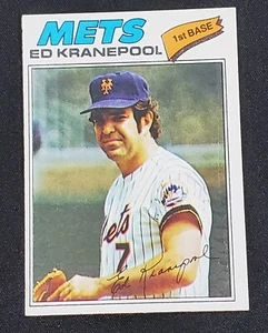 JUEGO DE BÉISBOL 1977 TOPPS BREAK 201 ED KRANEPOOL METS CASI NUEVO/COMO NUEVO+ - *Envío rápido* - Imagen 1 de 6
