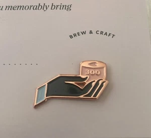 Starbucks Coffee Academy Emaille Pin Level 300 Brew & Craft BRANDNEU Rosegold - Bild 1 von 5